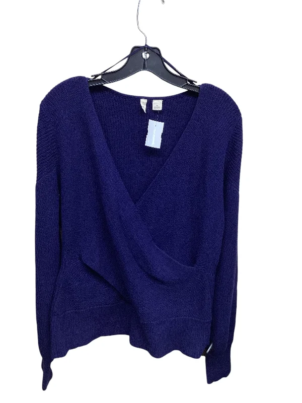 women's tops for cozy nights inTop Long Sleeve By Moth In Blue, Size: Xl