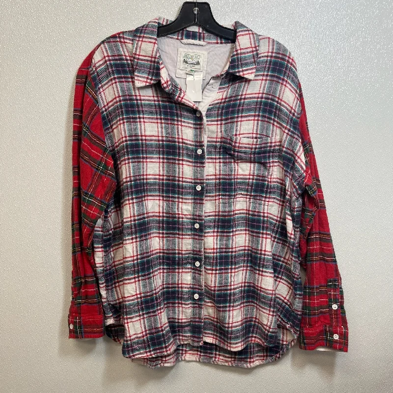 women's tops for those who want to add a touch of elegance and sophistication to their everyday wearTop Long Sleeve By American Eagle, Size: L