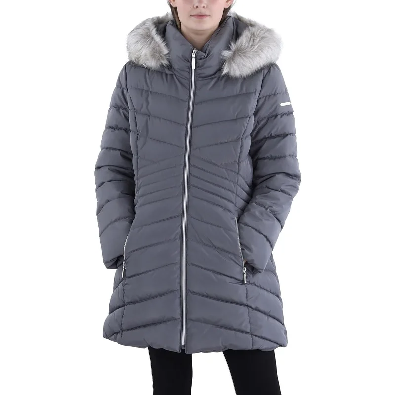 women's coats for those who want to make a fashion statementWomens Quilted Hooded Puffer Jacket