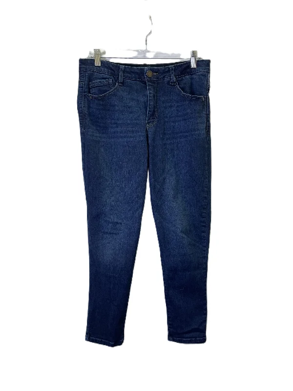 women's denim jeans with zipper-fly closureJeans Skinny By Wit & Wisdom In Blue, Size: 8