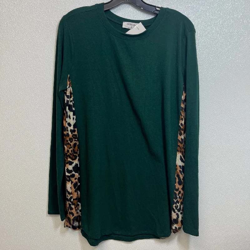 women's tops for those who want to stay warm and stylish during colder weatherTop Long Sleeve By Clothes Mentor In Green, Size: L