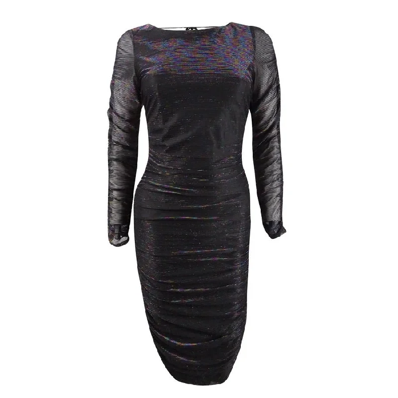 Ruffled Hem DressRachel Rachel Roy Women's Glitter Ruched Bodycon Dress