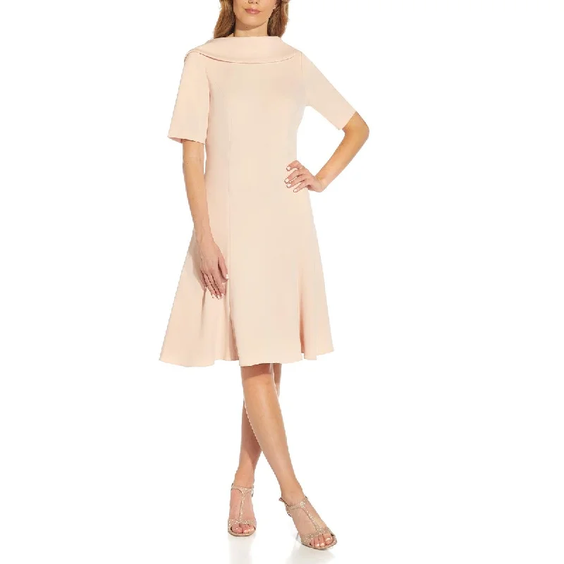 Sweetheart Neckline DressAdrianna Papell Womens Panel Midi Cocktail and Party Dress