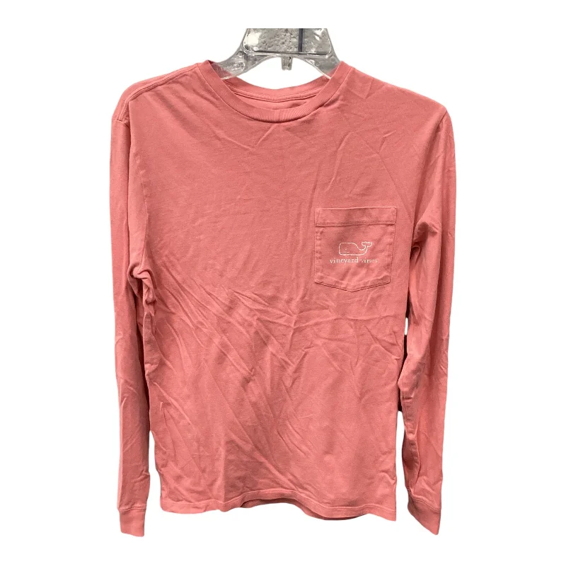 women's tops for those who want to create stylish and put-together outfits without spending a fortuneTop Long Sleeve By Vineyard Vines In Peach, Size: Xs