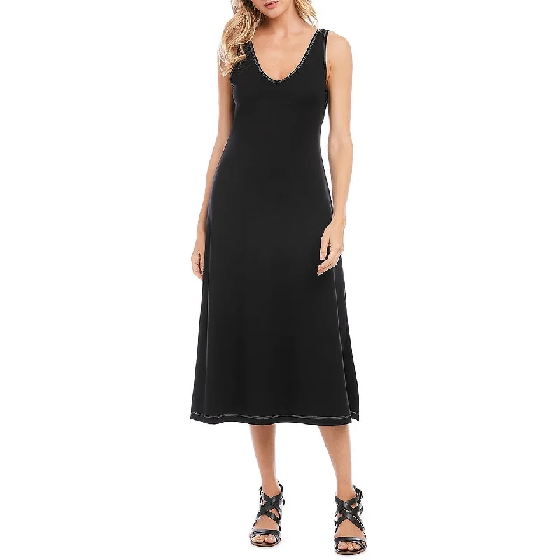 Mermaid DressKaren Kane Womens Fitted VNeck Midi Dress