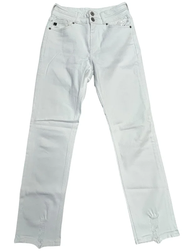 women's denim jeans for formal eventsJeans Straight By Kancan In White Denim, Size: 2