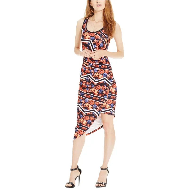 women's casual Friday dressesMaterial Girl Womens Printed Asymmetrical Hem Bodycon Dress