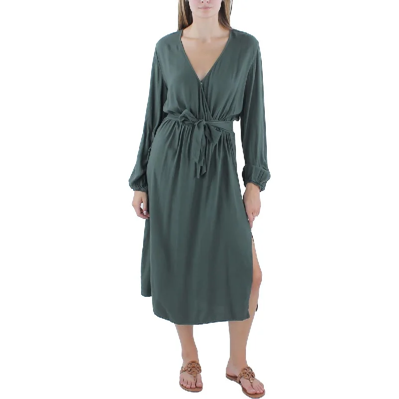 Bow-Tie DressBella Dahl Womens Casual Rayon Midi Dress