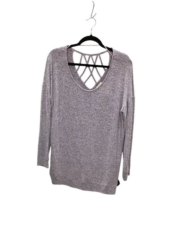 women's tops for those who want to add a bit of flair and personality to their looksTop Long Sleeve By Cupio In Purple, Size: L