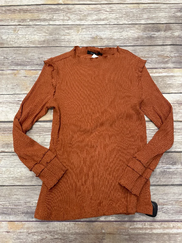 women's tops for those who want to stay updated with the latest fashion trendsTop Long Sleeve By Doe & Rae In Orange, Size: L