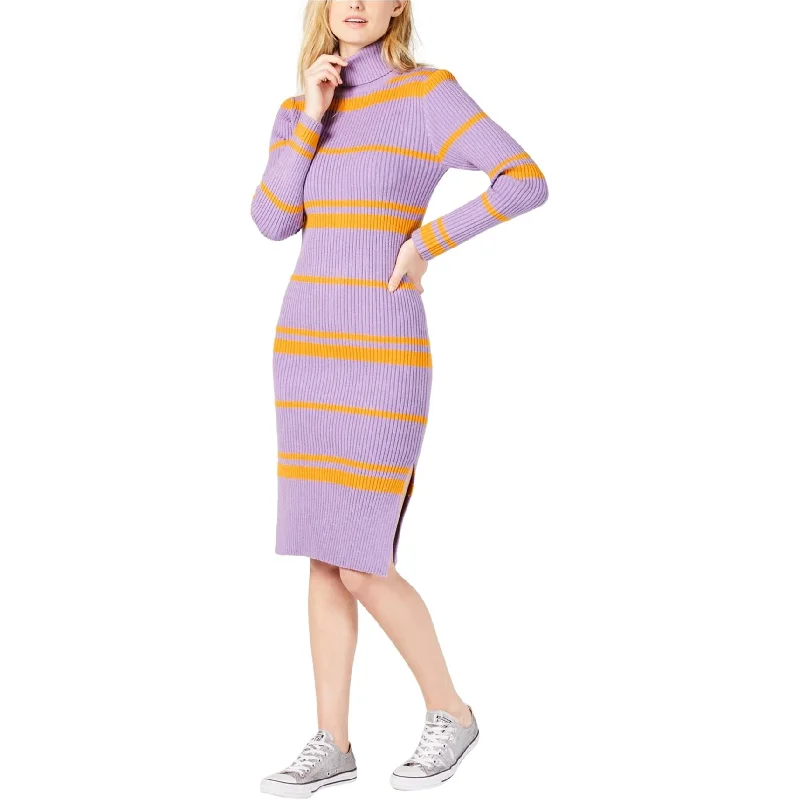 women's evening dressesMoon River Womens Stripe Bodycon Sweater Dress