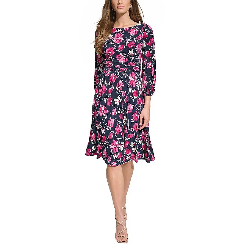 women's lace dressesJessica Howard Womens Floral Print Midi Sheath Dress