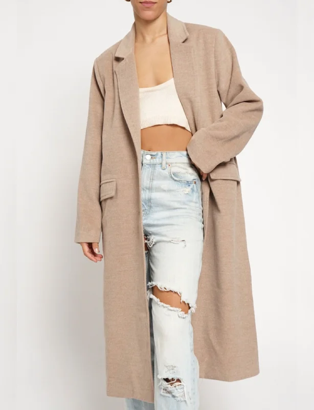 women's coats with oversized fitsClassic Trench Coat, Taupe