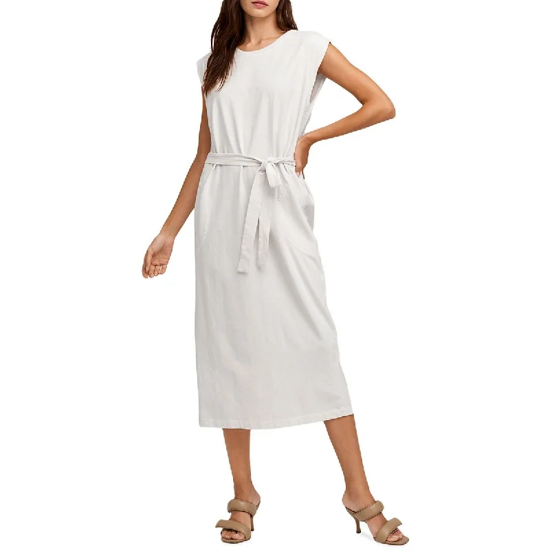 women's limited-edition dressesVELVET BY GRAHAM & SPENCER Womens Ribbed Knit Calf Midi Dress