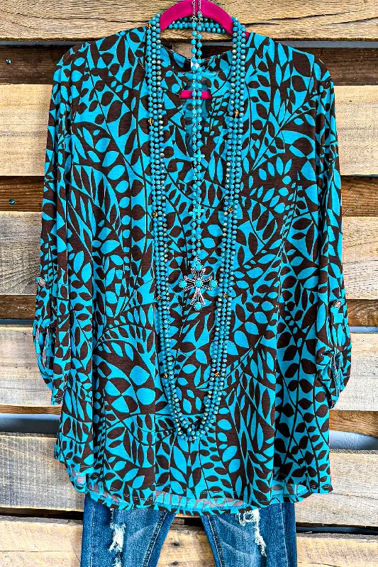 women's tops for those who want to stay warm and stylish during colder weatherUnder Control Top - Teal