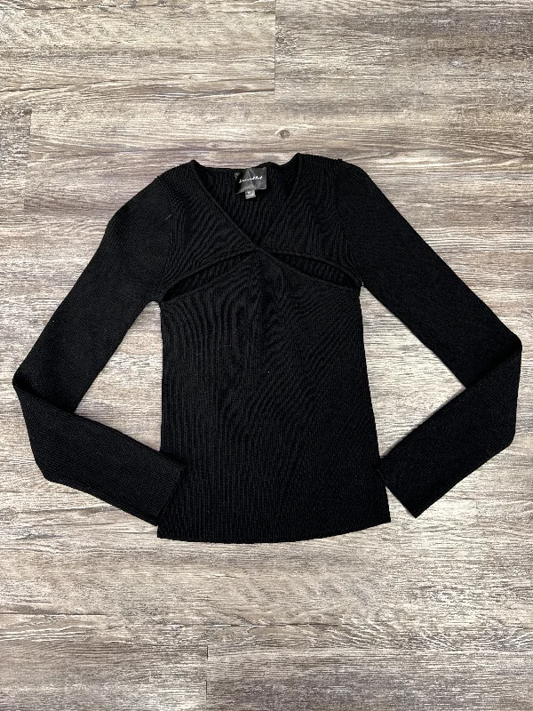 women's tops for those who love to shop for unique findsTop Long Sleeve By Line and Dot In Black, Size: Xs