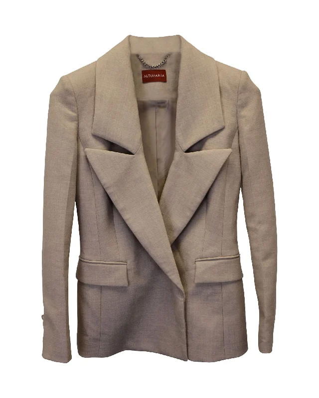 women's coats that offer both functionality and fashion-forward flairAltuzarra Eileen Jacket Beige 36