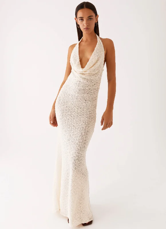 Bridesmaid DressSerotonin Maxi Dress - Ivory