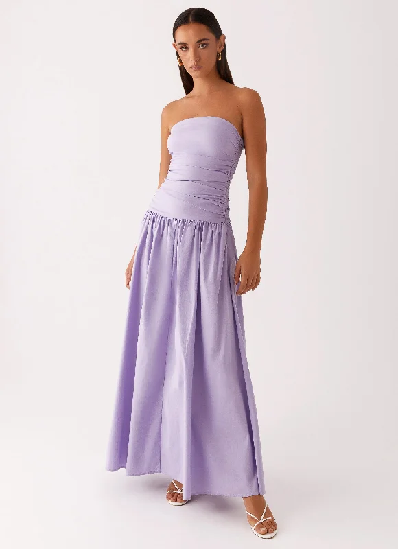 Cut-Out DressCarmel Maxi Dress - Lavender