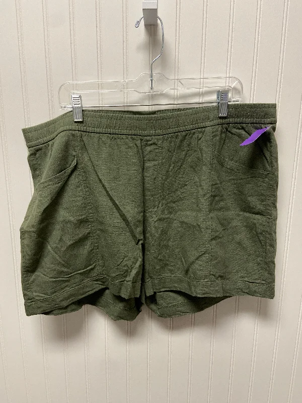 women's affordable shortsGreen Shorts Old Navy, Size Xl