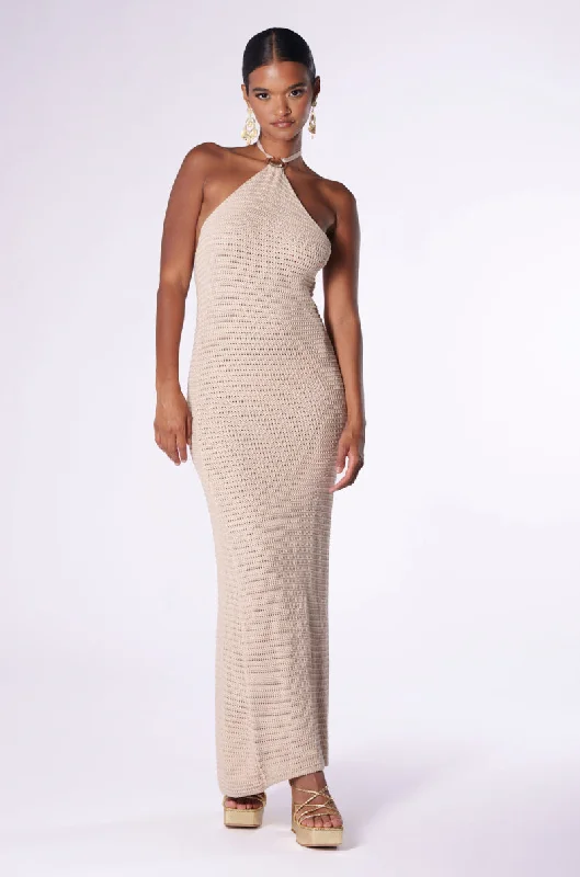 Plus-Size DressSHE SELLS SEASHELLS CROCHET MAXI DRESS