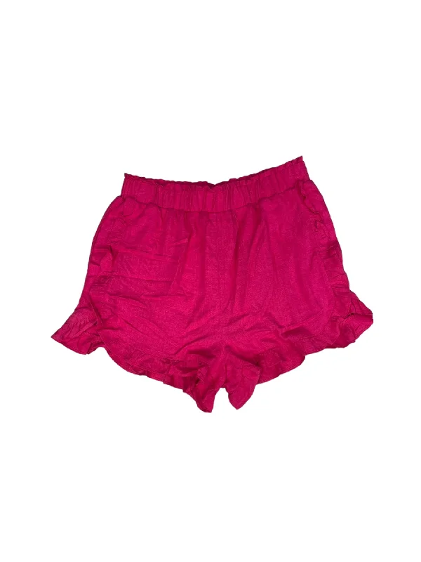 women's button-fly shortsPink Shorts NEW IN, Size L