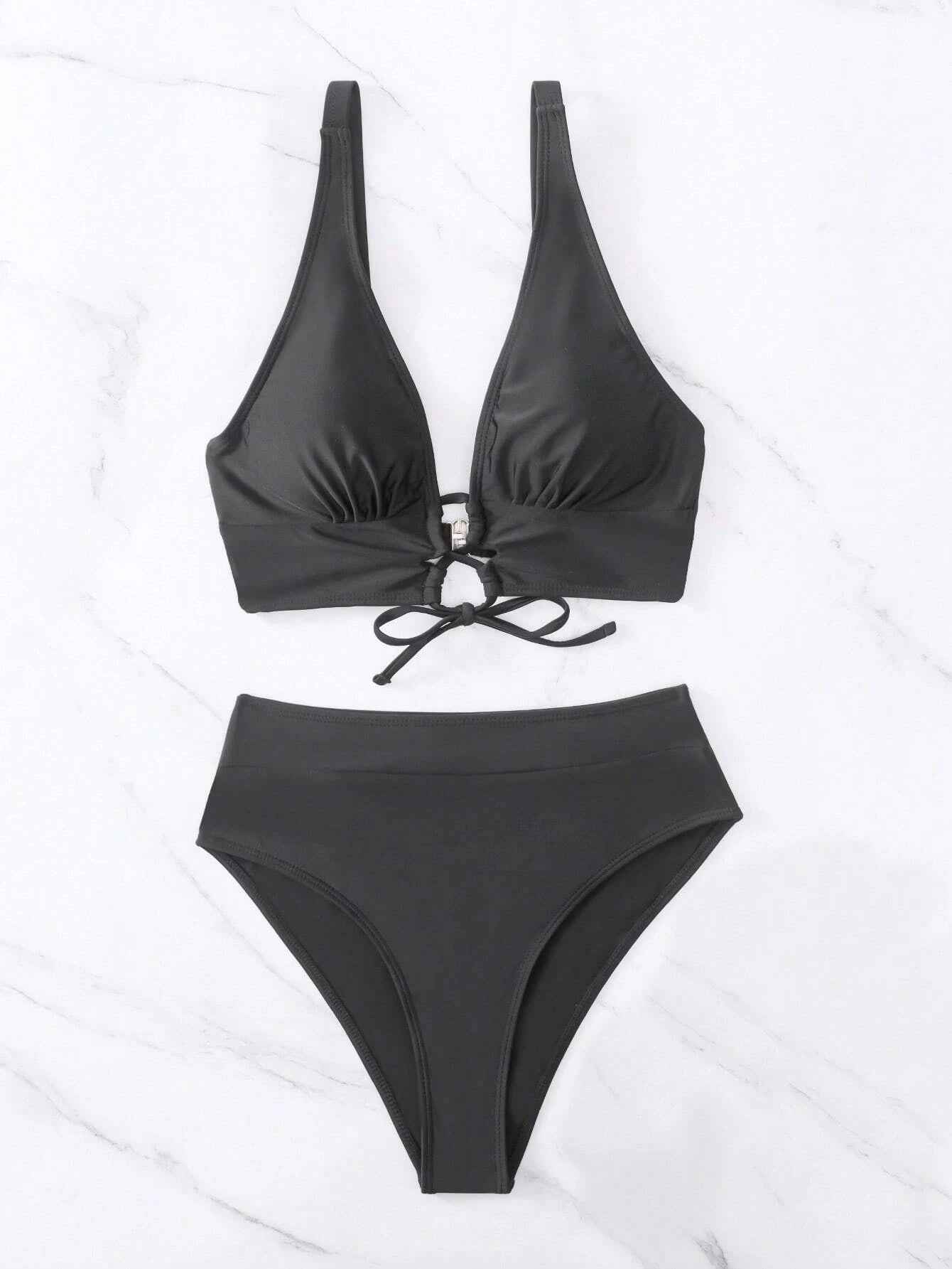 Laced-Up Female SwimwearDipsi Bikini Set