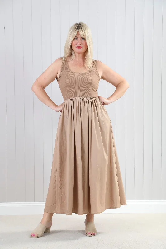 Tulle DressVenus Maxi Dress light Bronze