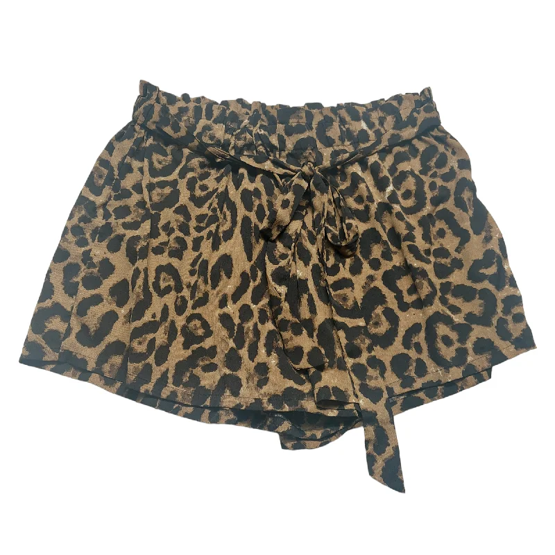 women's spandex shortsAnimal Print Shorts Shein, Size 4x