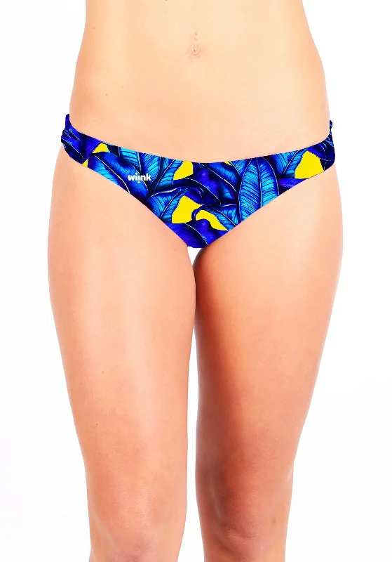 Eco-Conscious Female SwimwearBlue Garden Bottom