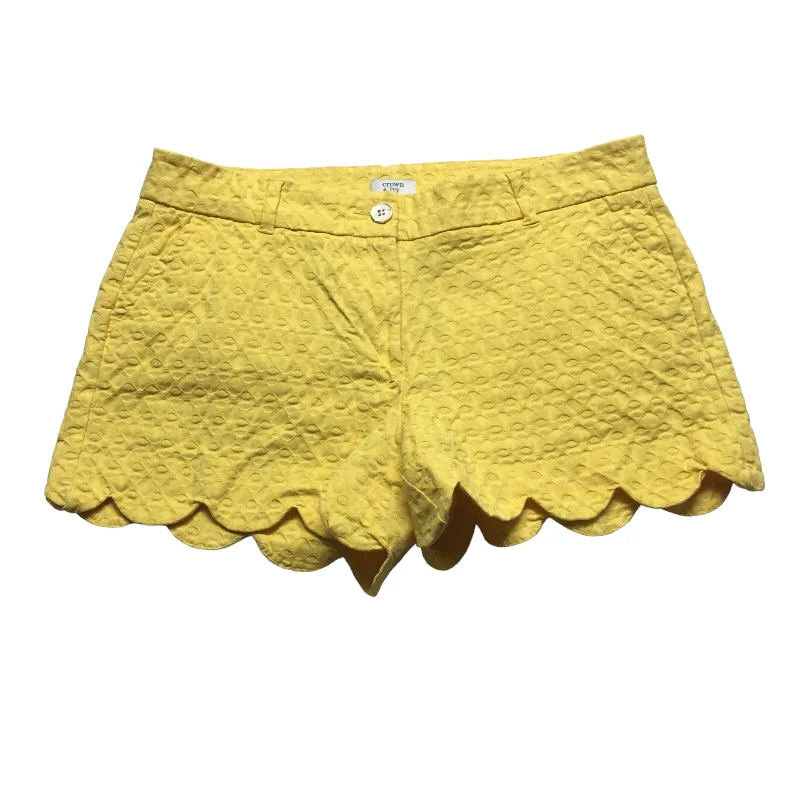 women's above-the-knee shortsYellow Shorts Crown And Ivy, Size 12