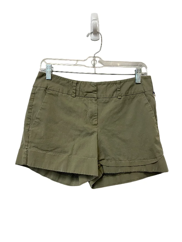 women's buttoned shortsGreen Shorts New York And Co, Size 6