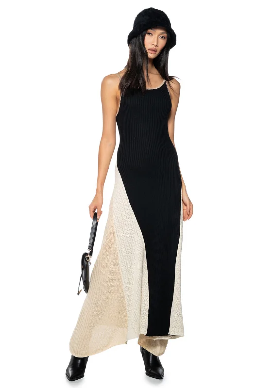 Empire DressFOR THE ROSES KNIT MAXI DRESS