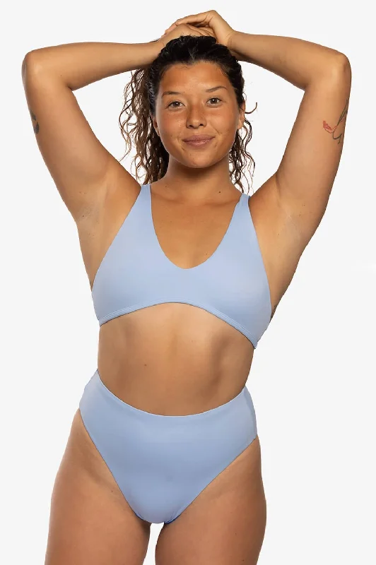 Mesh Female SwimwearNatia Bikini Bottom - Sky