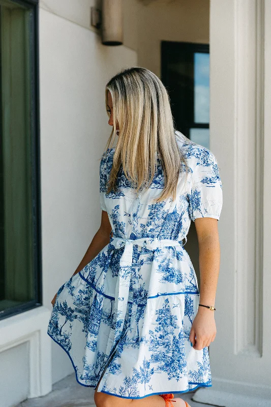 Bow-Tie DressHope Mini Dress - Blue