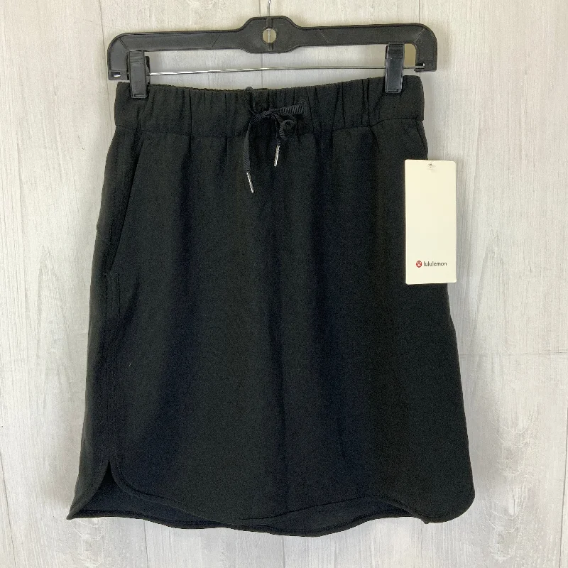 women's handmade casual skirtsAthletic Skirt By Lululemon In Black, Size: 6