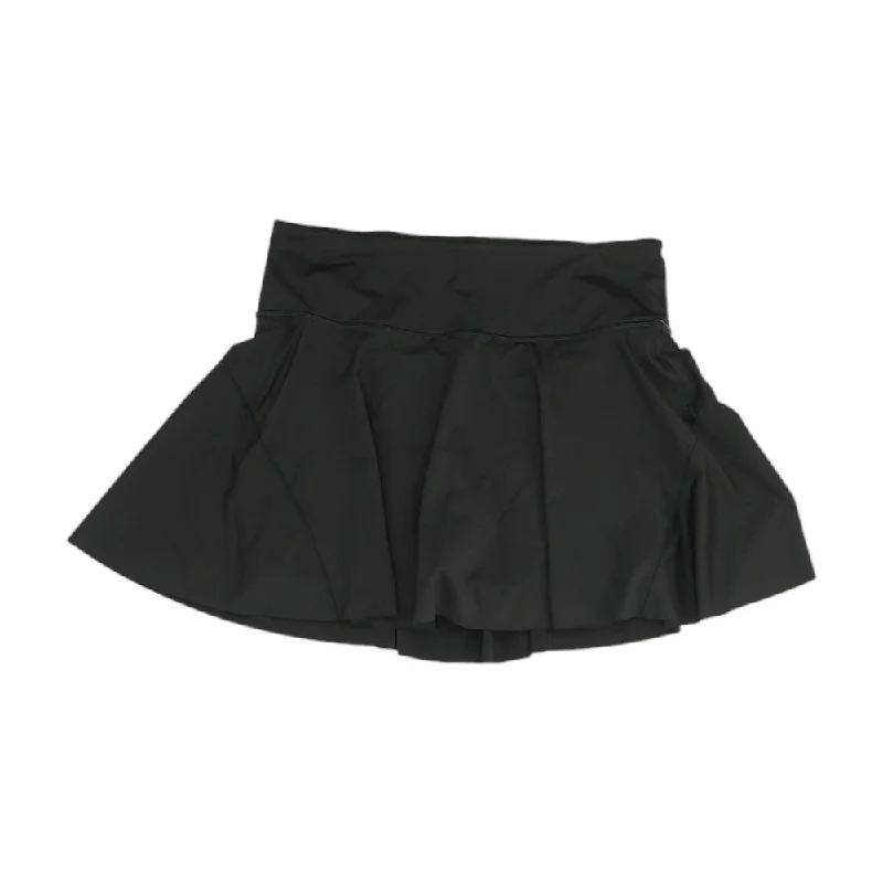 women's velvet wrap skirts for elegant eveningsBlack Solid Active Skirt