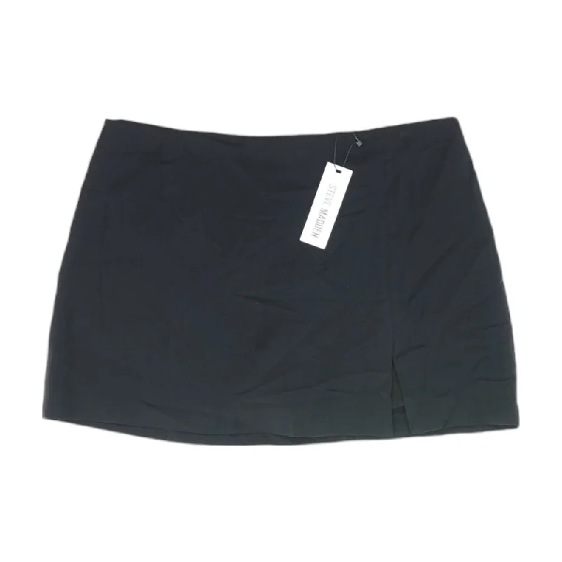 women's evening skirtsBlack Solid Mini Skirt