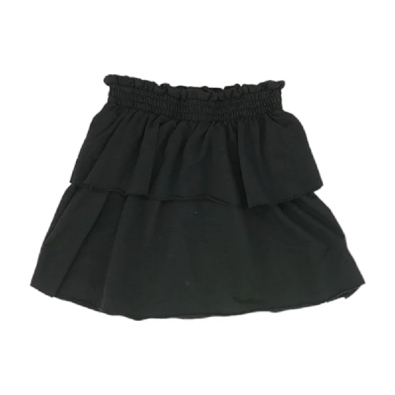 women's dressy skirtsBlack Solid Mini Skirt