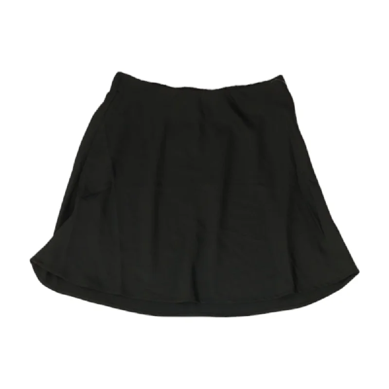 women's midi skirtsBlack Solid Mini Skirt