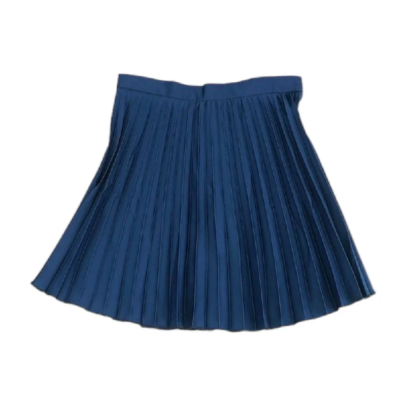 women's formal skirtsBlue Solid Mini Skirt