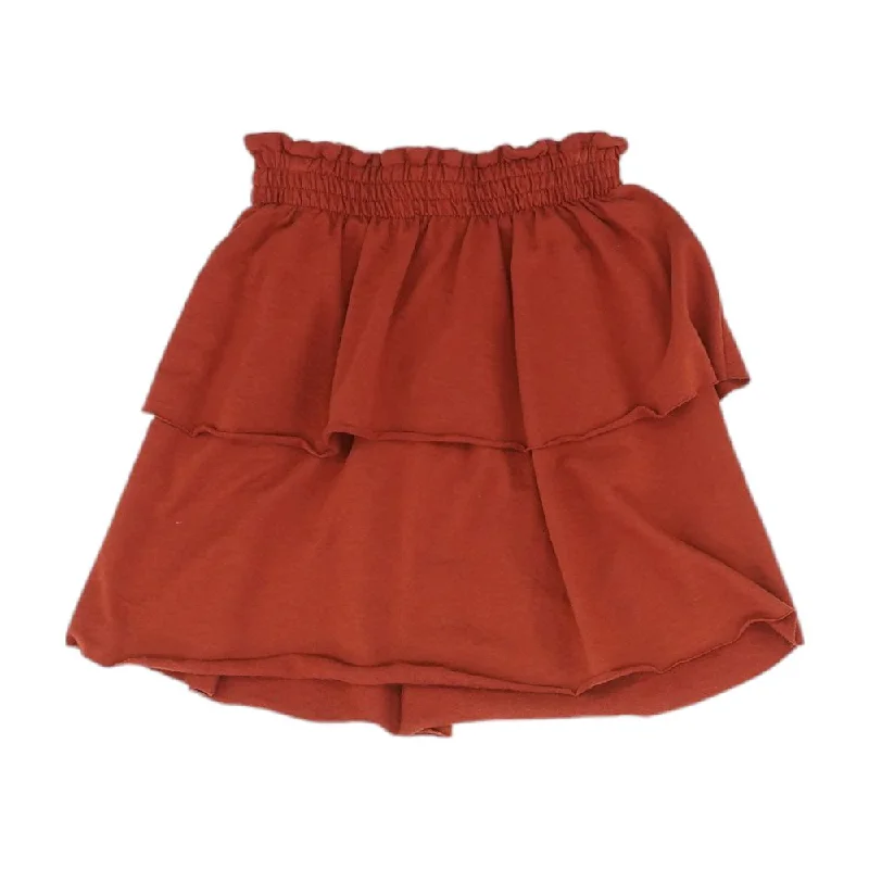 women's party skirtsBrown Solid Mini Skirt