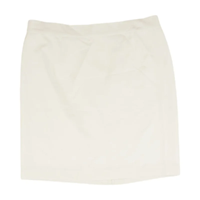 women's high-performance dressy skirtsIvory Solid Midi Skirt