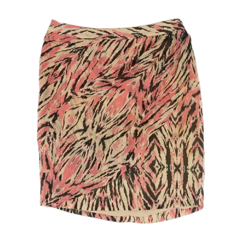 women's flowy midi skirts with pocketsMulti Animal Print Midi Skirt