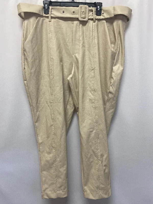 women's nursing pantsBeige Pants Dress Fashion Nova, Size 3x