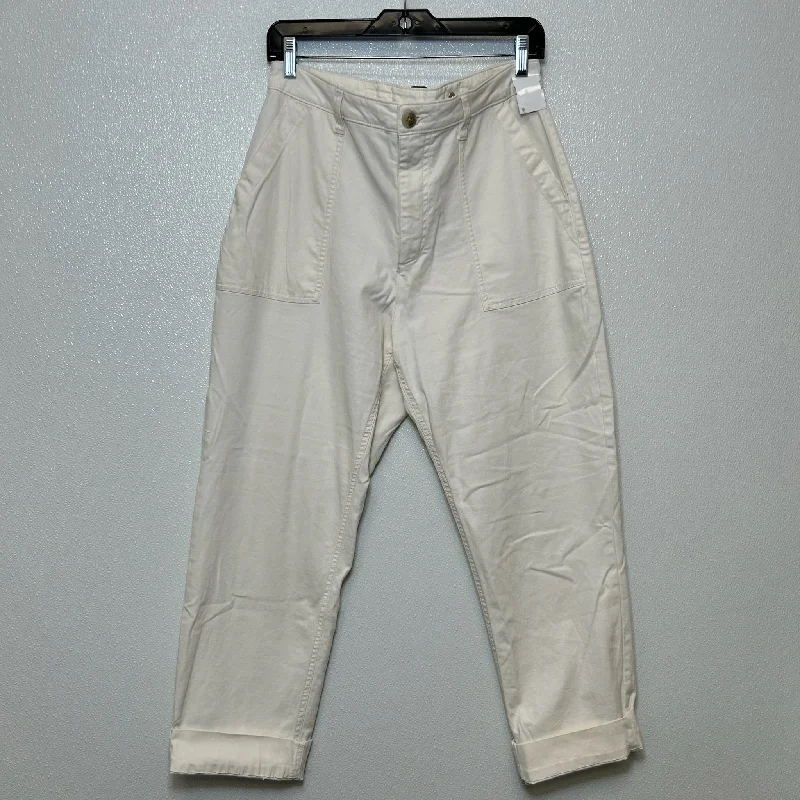 women's plus-size pantsCream Pants Cargo & Utility Old Navy O, Size 10