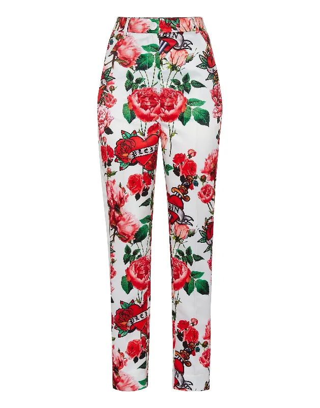 women's embroidered pantsDuchesse Super High Waist Trousers Love