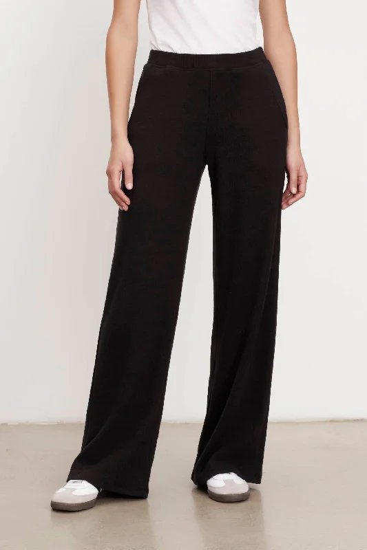 women's wide-leg pantsKacie Pant In Black