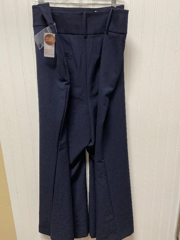 women's bell-bottom pantsNavy Pants Dress Lane Bryant, Size 28