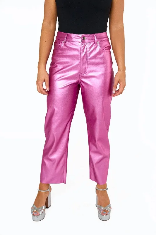 women's patched pantsShelby Pants In Magenta